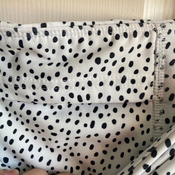 All Fenix Black & White spotted high ride leggings size L  & bra size  M - Picture 15 of 16